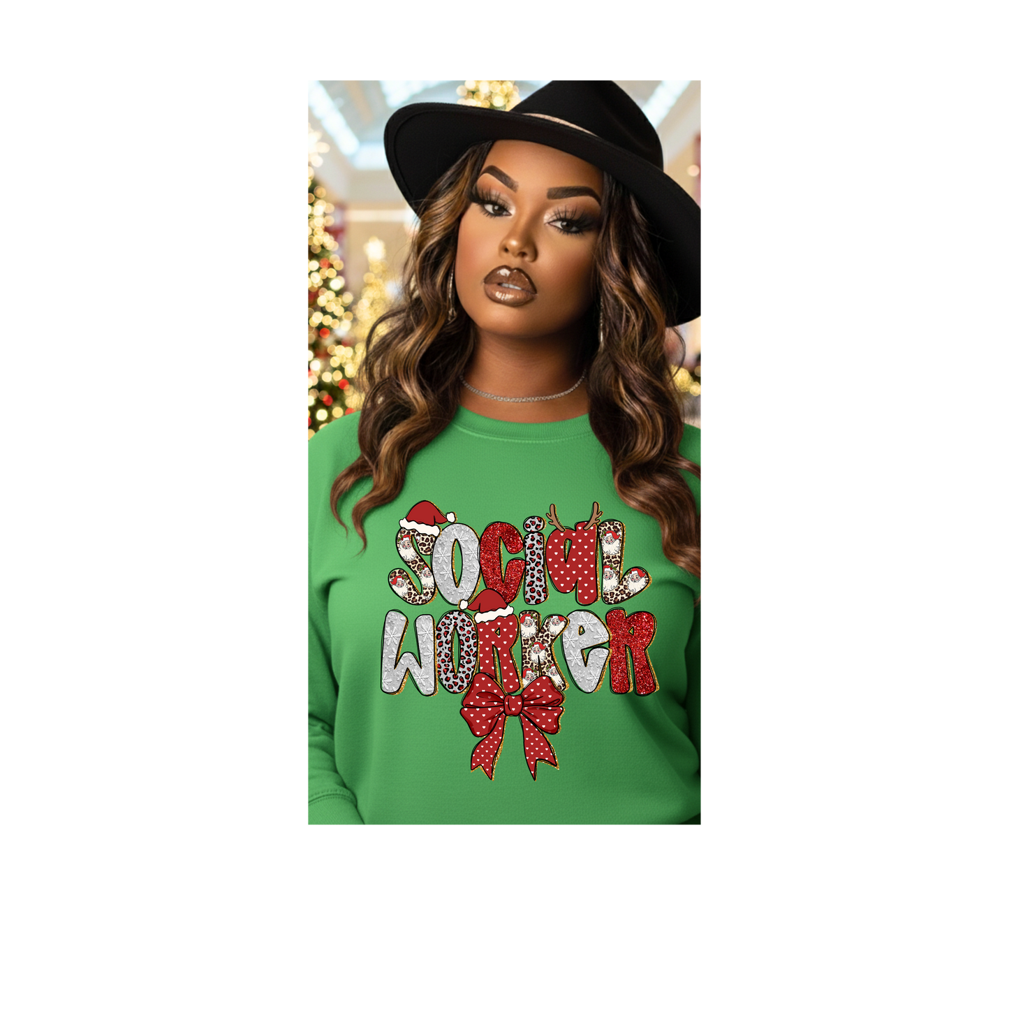Social Worker Christmas Pullover