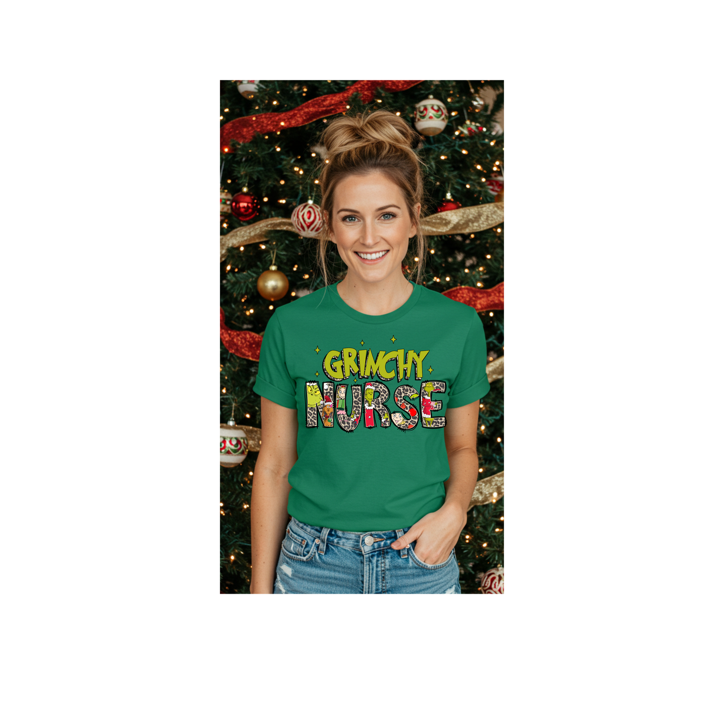 Grinchy School Nurse Shirt
