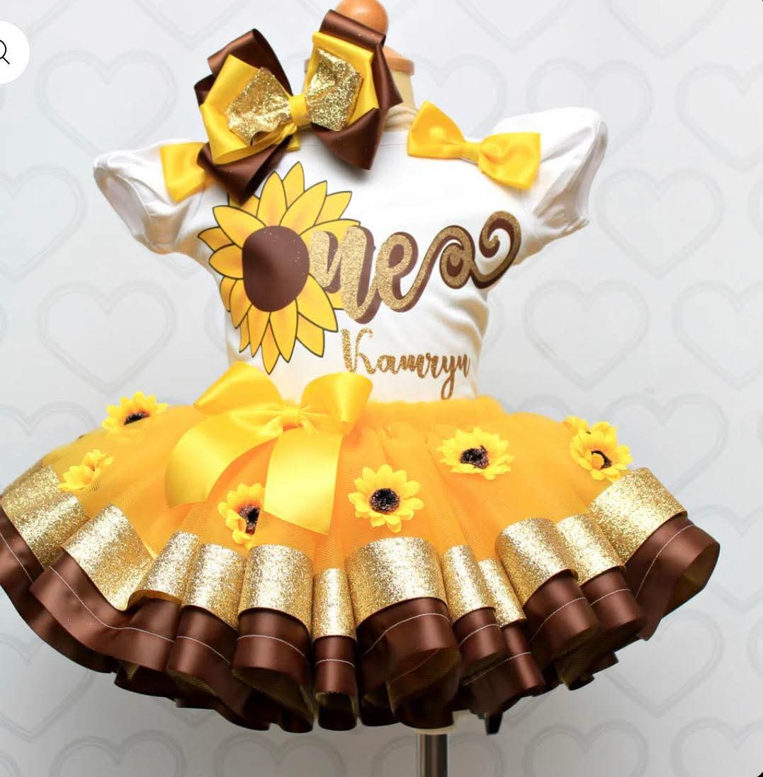 Sunflower Birthday Outfit