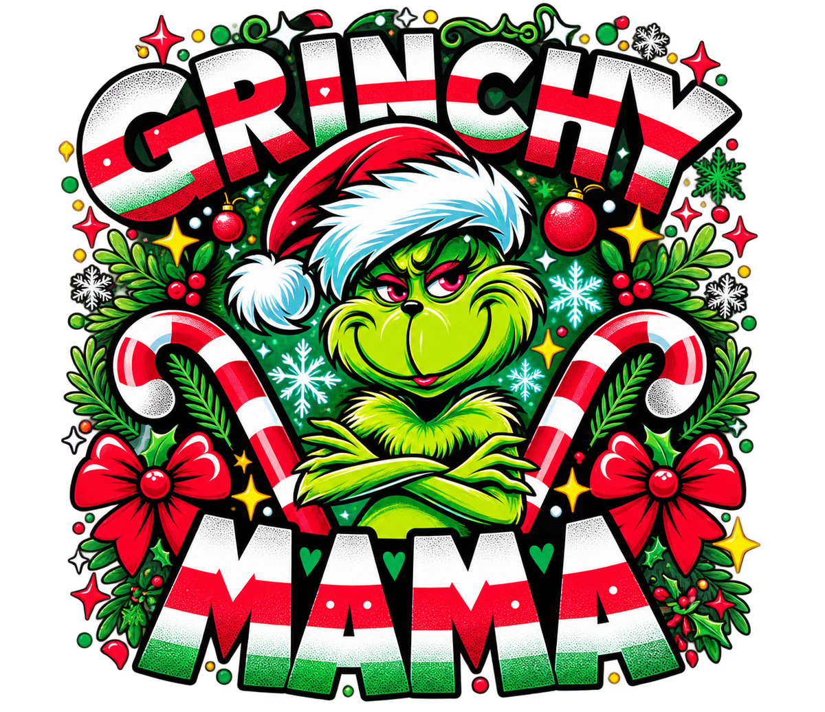 Grinchy Mama shirt color options