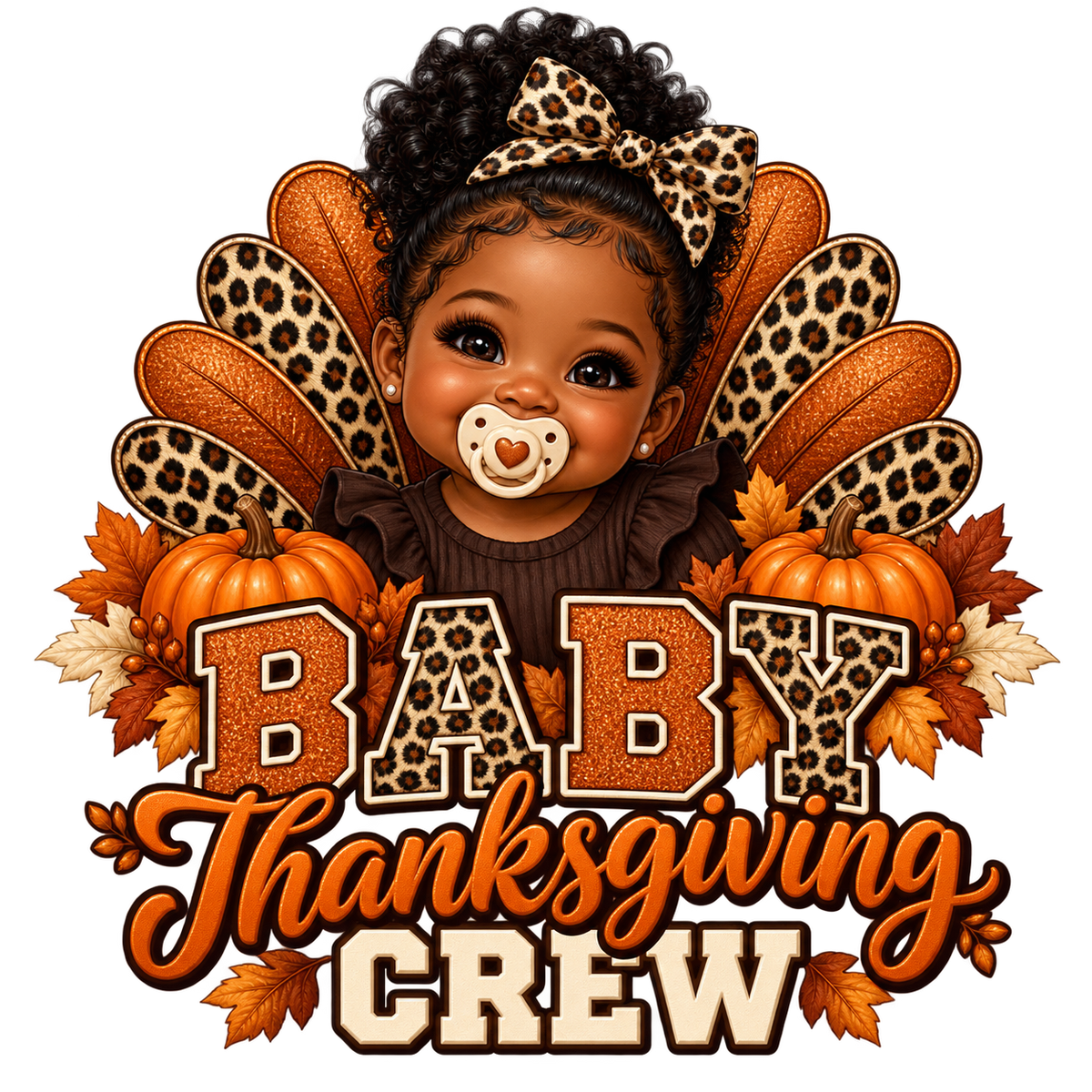 Baby Thanksgiving Crew — DTF Print design