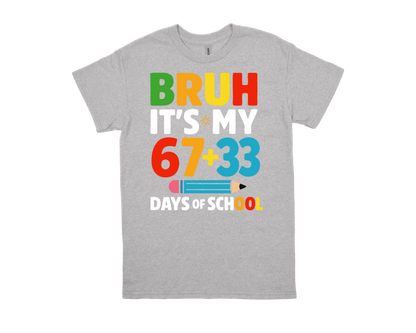 Bruh It's My 67+33 Days of School