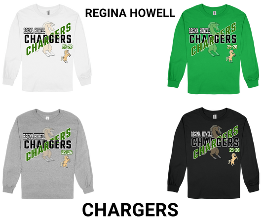 Regina Howell Chargers-LONG SLEEVE SPIRIT SHIRT