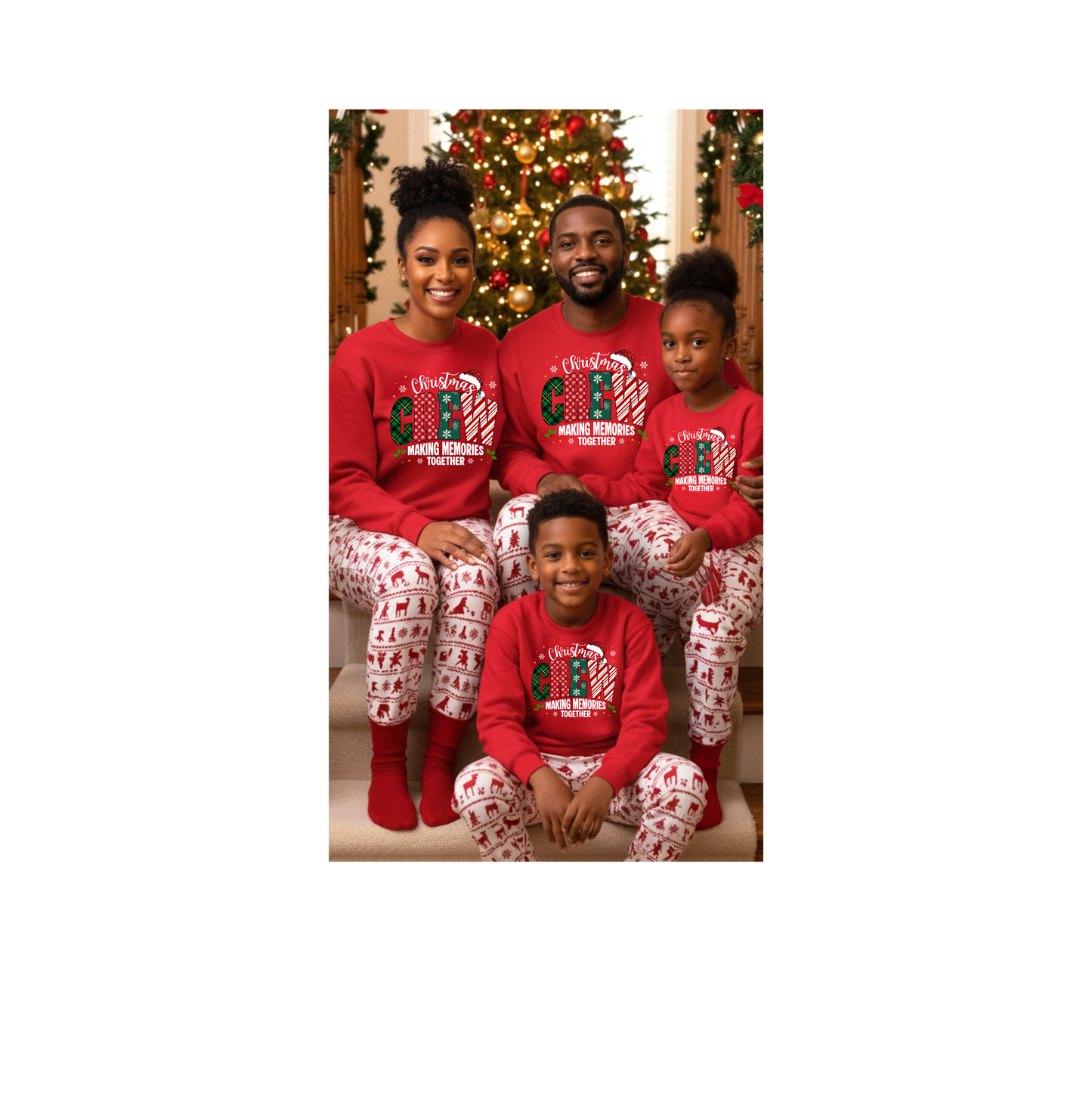 Christmas Crew Making Memories Together