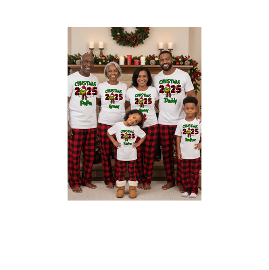 Grinch Christmas 2025 "SHIRTS ONLY"