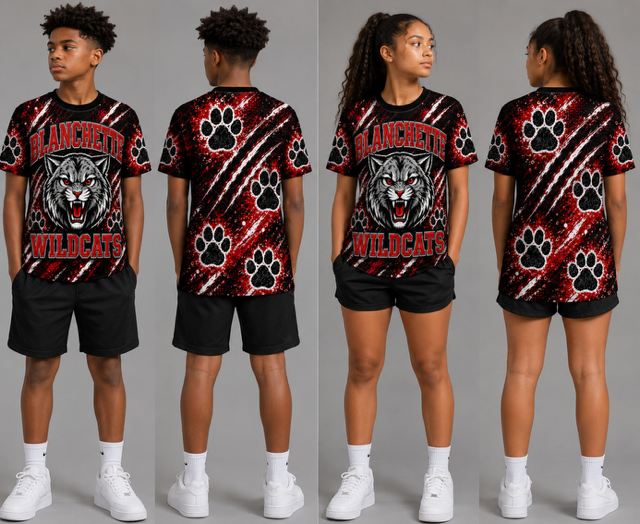 Blanchette Wildcats Sublimation Jersey