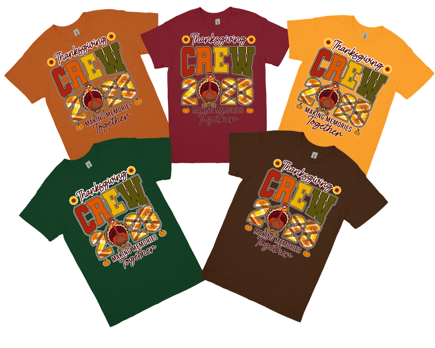 Thanksgiving Crew Shirts