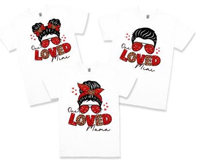 Mom, Daughter, and Son Valentine's Day Shirt