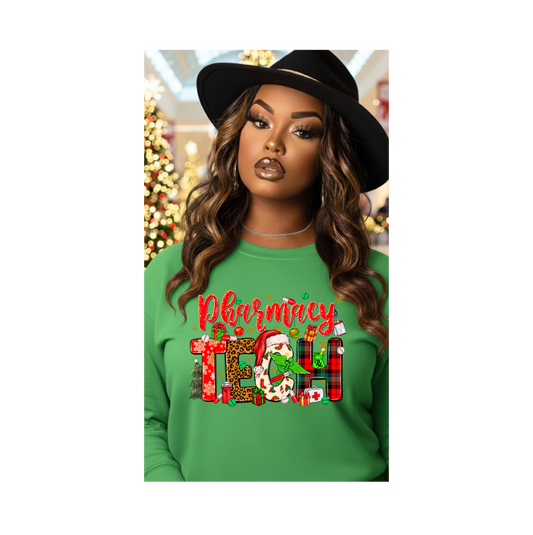 Pharmacy Tech Christmas Pullover