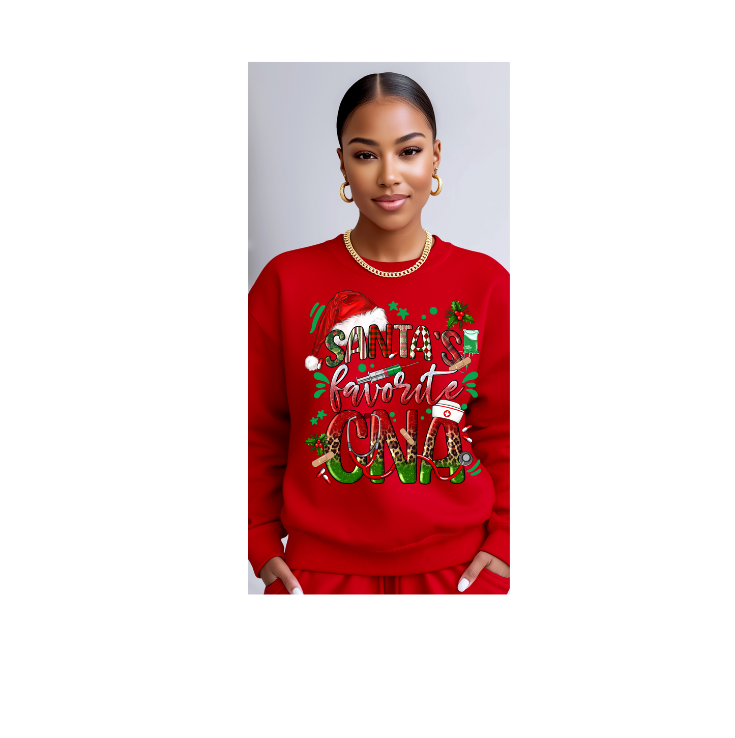 Santa's Favorite CNA Pullover