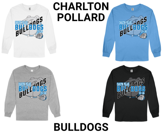 Charlton Pollard Bulldogs-LONG SLEEVE SPIRIT SHIRT