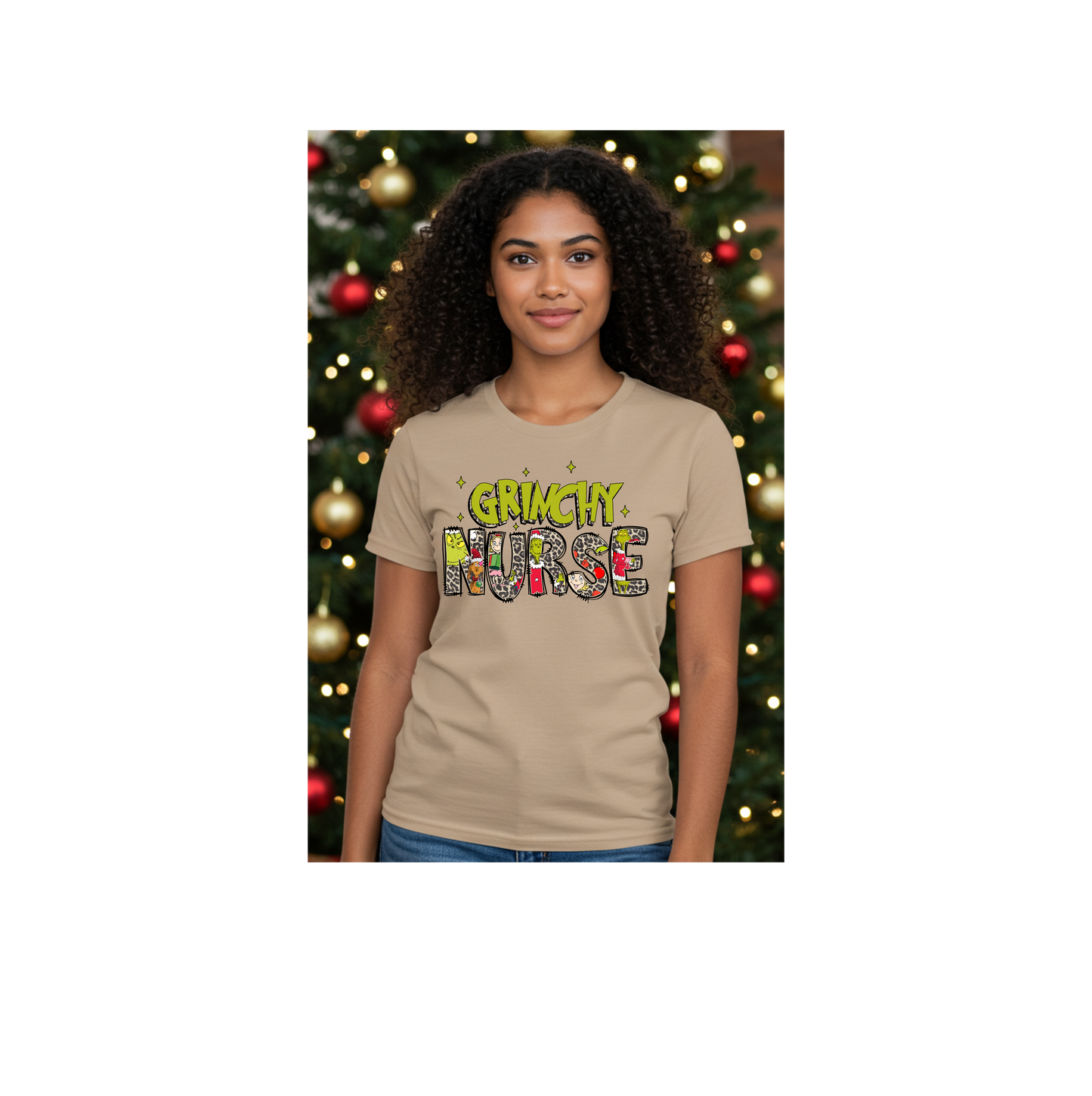 Grinchy School  Nurse Shirt