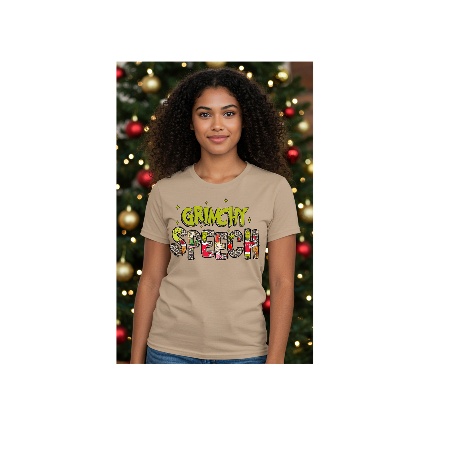 Grinchy Speech Teacher Shirt