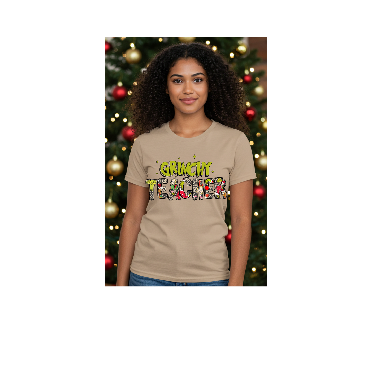 Grinchy Teacher Shirt