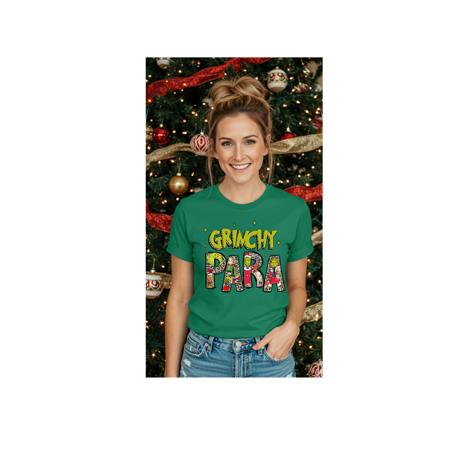 Grinchy School Para Shirt