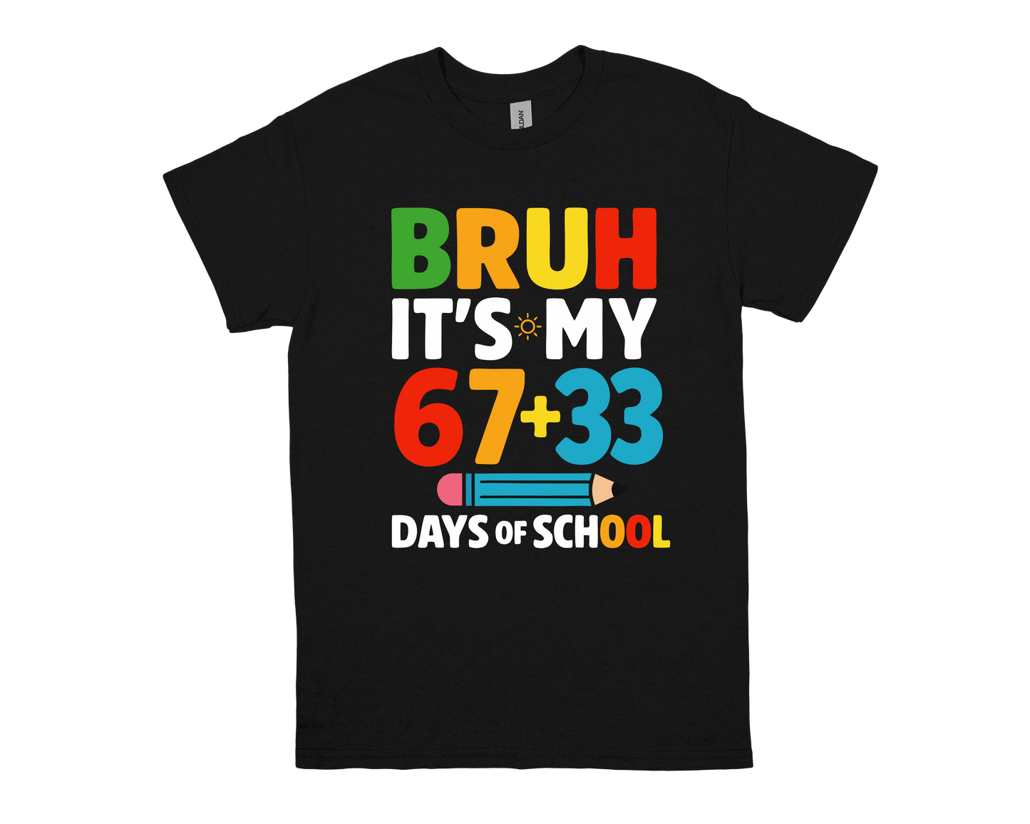 Bruh It's My 67+33 Days of School