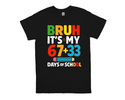 Bruh It's My 67+33 Days of School