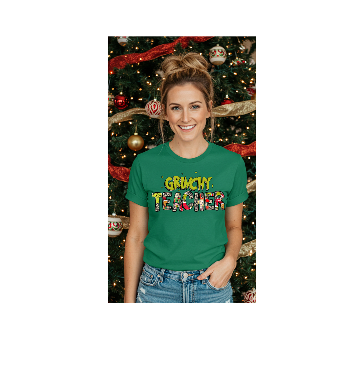 Grinchy Teacher Shirt