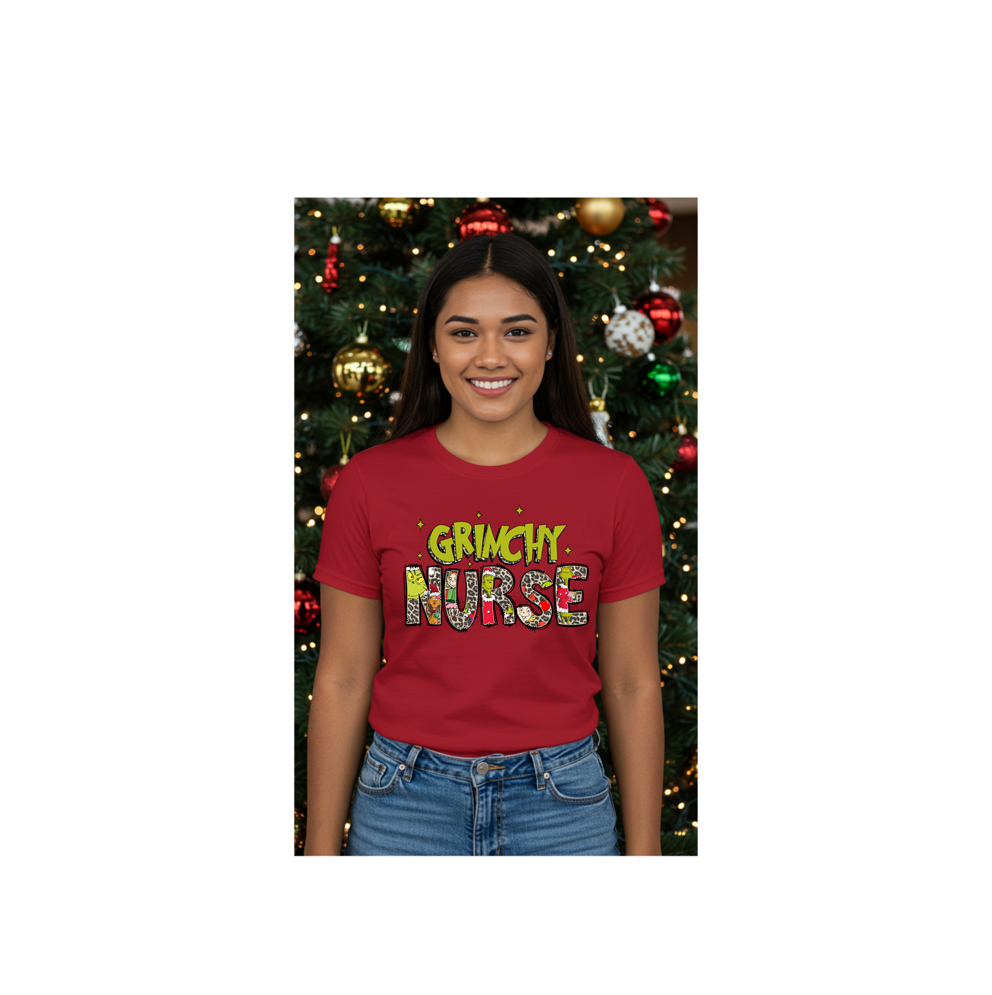 Grinchy School  Nurse Shirt