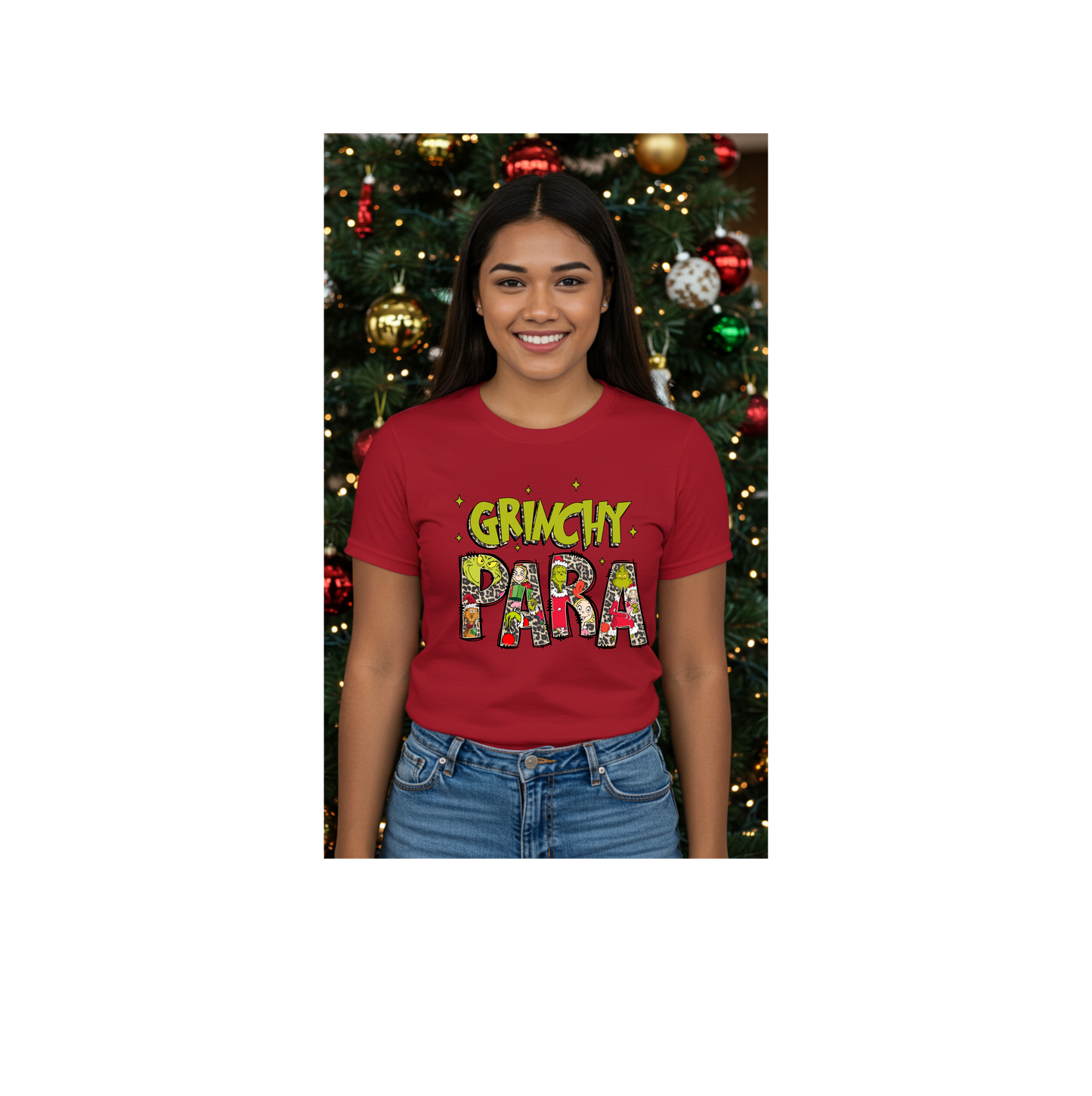 Grinchy School Para Shirt