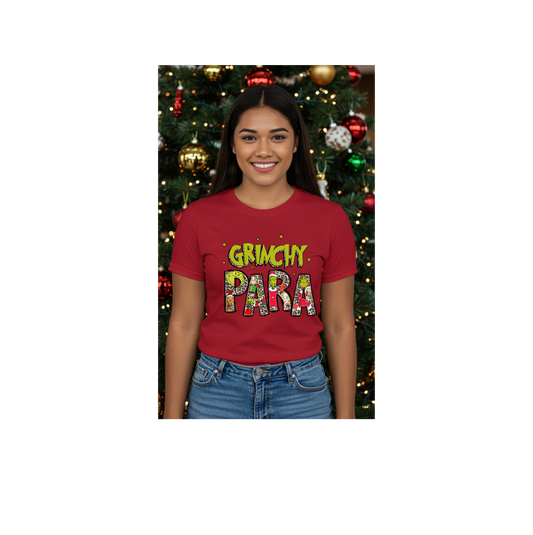 Grinchy School Para Shirt
