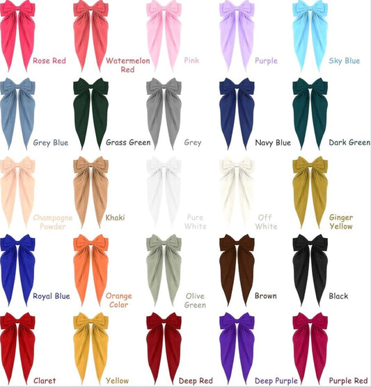 Solid Color Bows