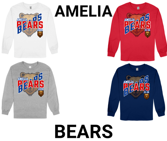 Amelia Bears-LONG SLEEVE SPIRIT SHIRT