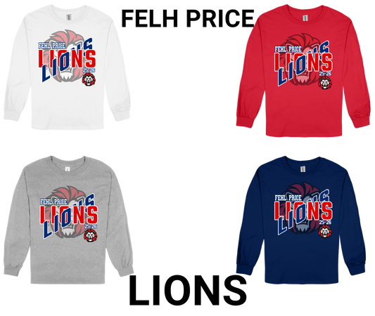 Fehl Price Lions-LONG SLEEVE SPIRIT SHIRT