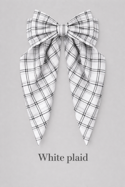 Plaid/Polka Dot Bows