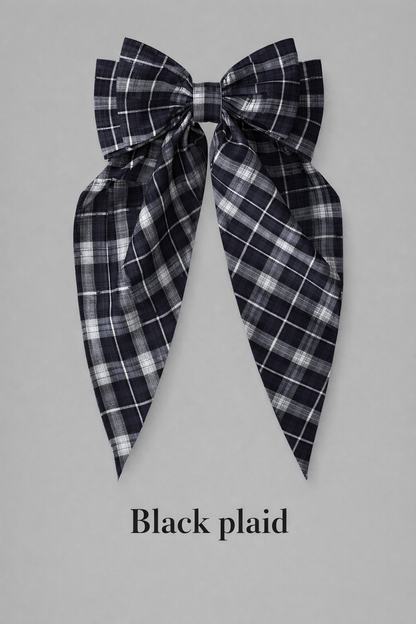 Plaid/Polka Dot Bows
