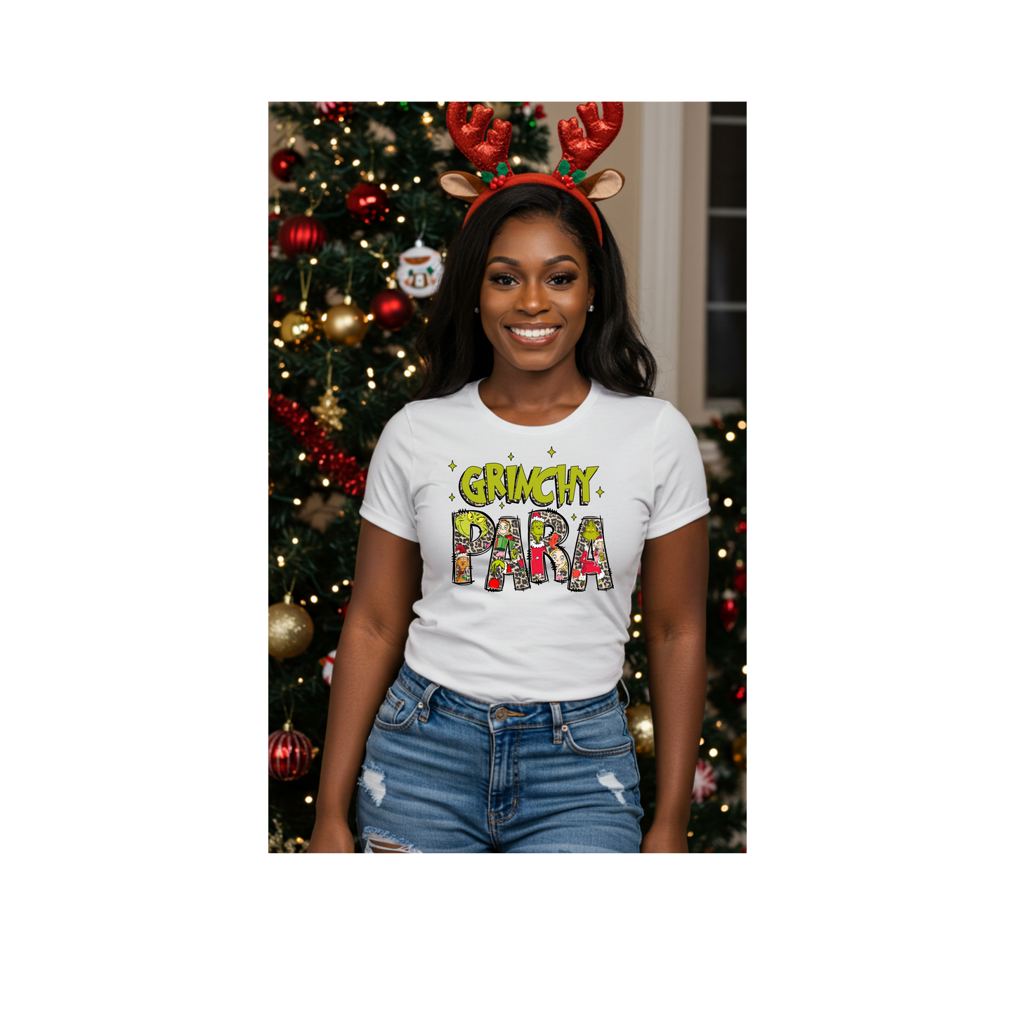 Grinchy School Para Shirt