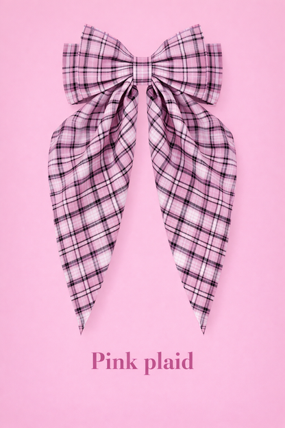 Plaid/Polka Dot Bows