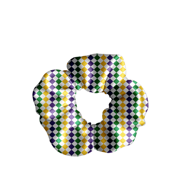 Mardi Gras Pants Set with Scrunchie