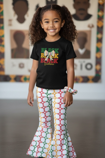 Girls Black History Outfit w/ scrunchie