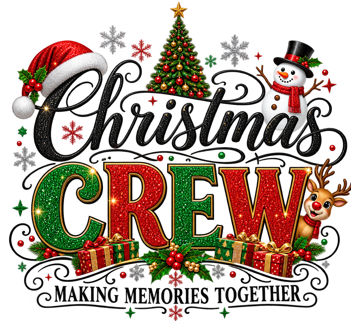 Christmas Crew — Classic Memories dtf artwork