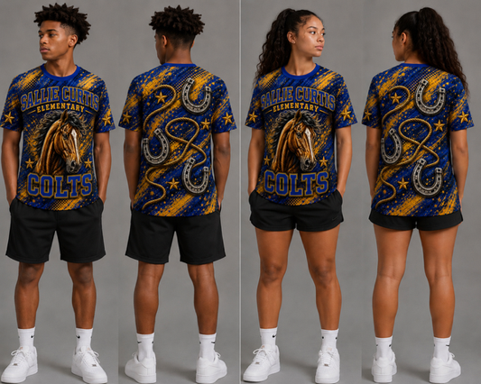 Sallie Curtis Elementary Colts Spirit Shirt