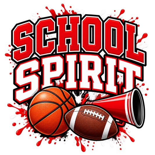 School Spirit — DTF Transfer design