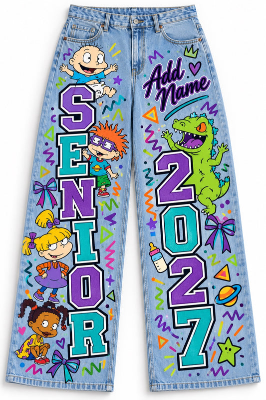 Rugrats Senior 2027 Custom Jeans — Pants Only design mockup