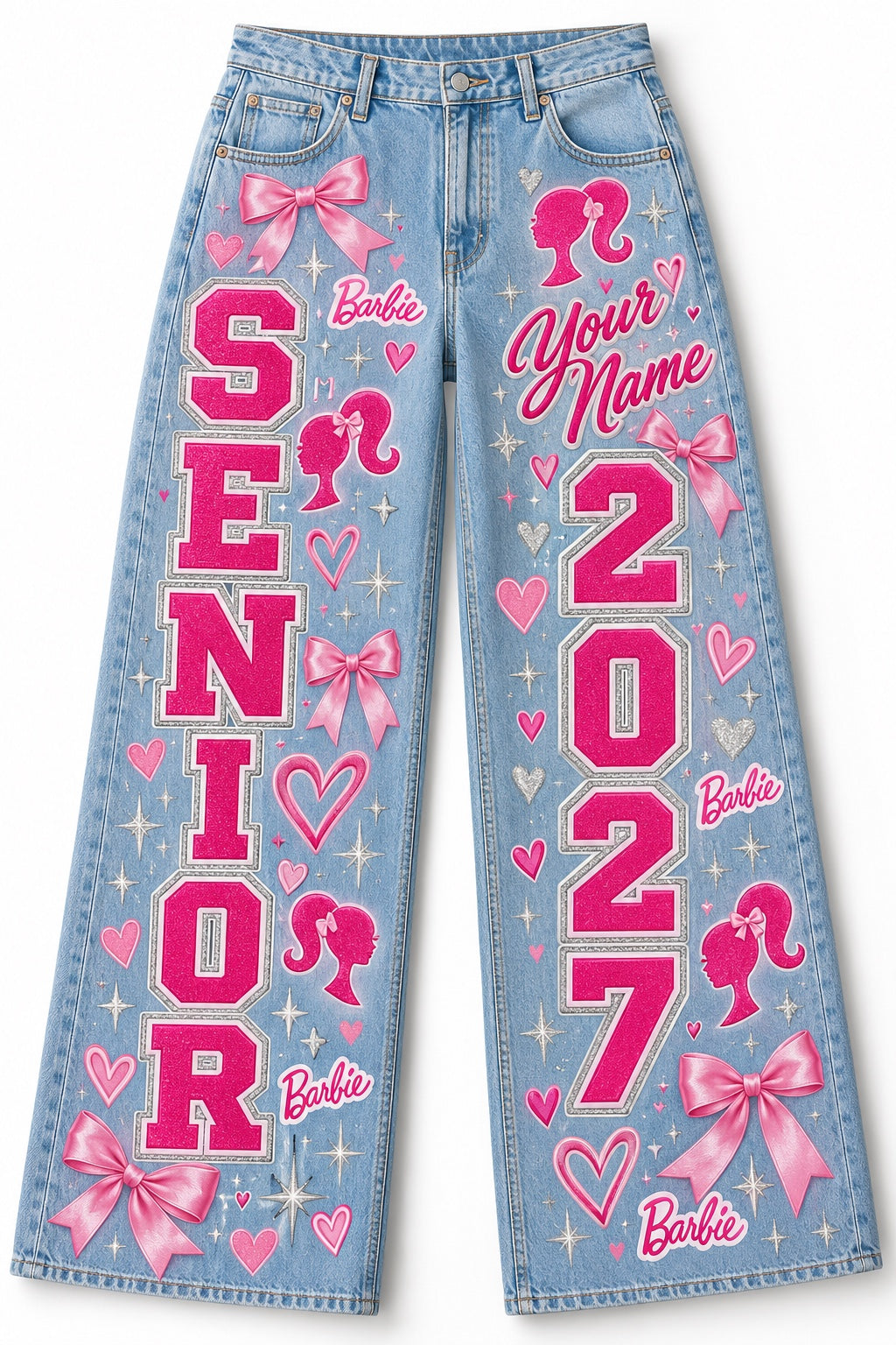 Barbie Senior 2027 Custom Jeans — Pants Only design mockup